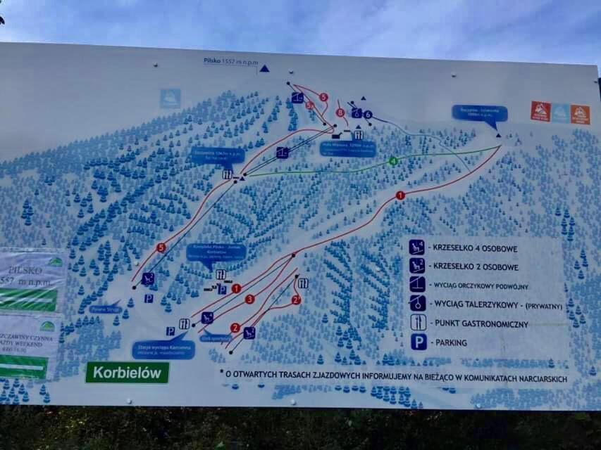 Winterfell Korbielow - Dom Z Basenem Sezonowym Lipiec-Sierpien Luaran gambar